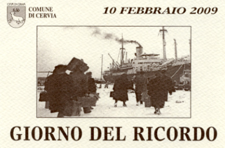 La cartolina commemorativa anno 2009